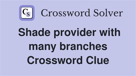 Channel With Many Branches Crossword Clue.